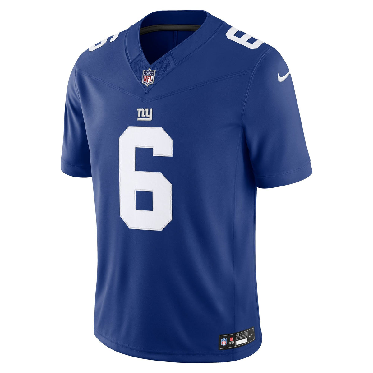 Men's New York Giants Jaxson Dart Nike Royal Team Vapor Fuse Stitched Limited Jersey