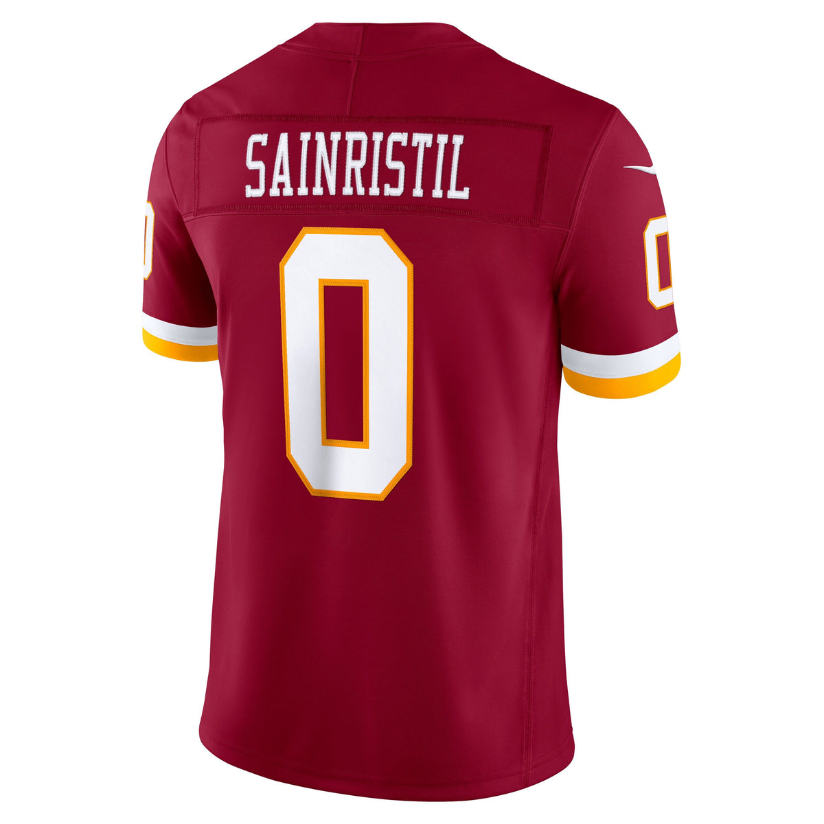 Men's Washington Commanders Mike Sainristil Nike Burgundy Team Vapor Fuse Stitched Limited Jersey