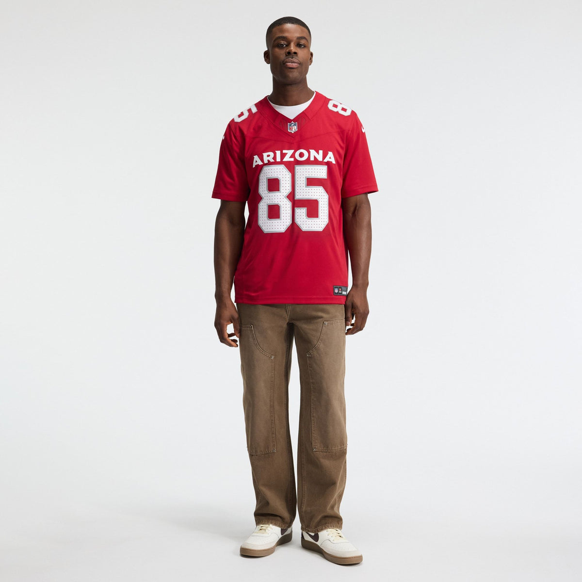Men's Arizona Cardinals Trey Mcbride Nike Cardinal Team Vapor Fuse Stitched Limited Jersey
