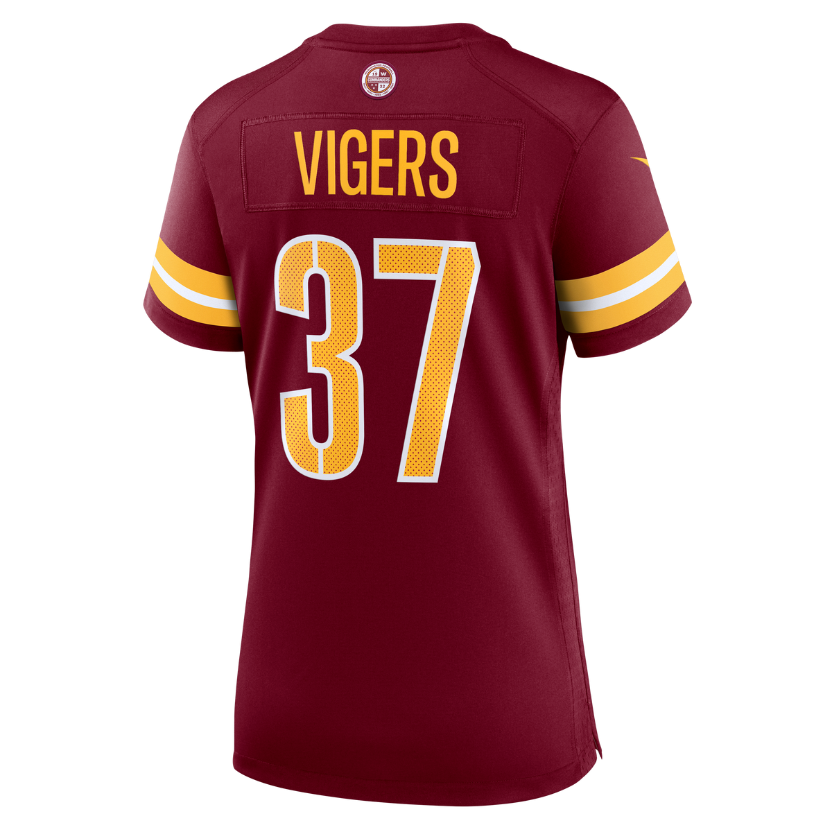 Women's Washington Commanders Carlin Vigers Nike Burgundy Team Game Jersey