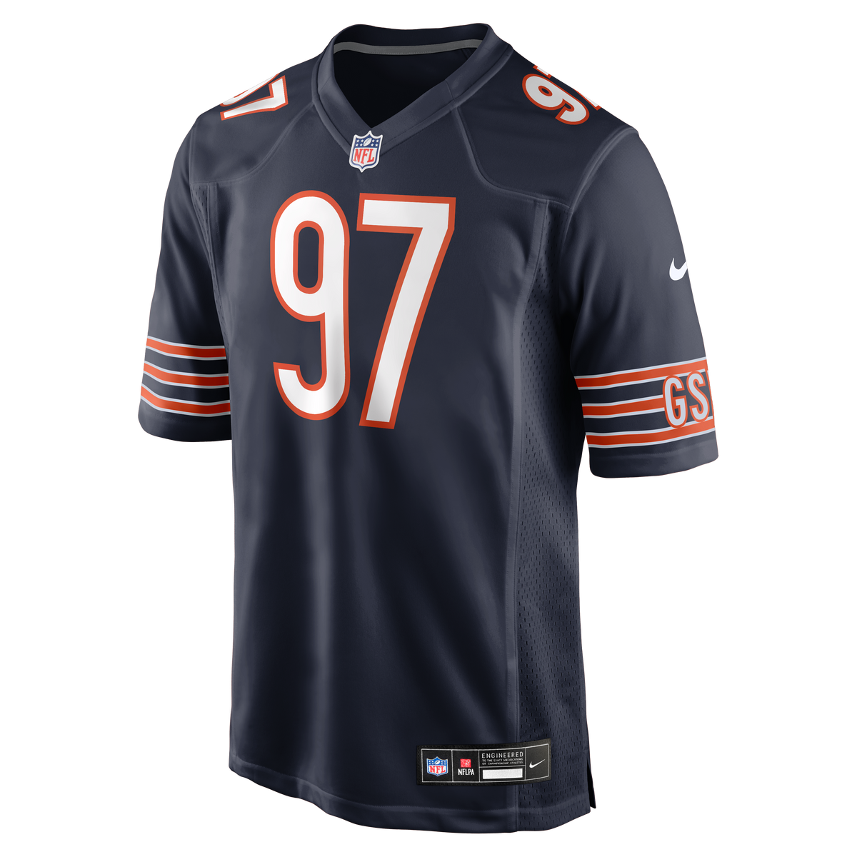Men's Chicago Bears James Lynch Nike Navy Team Game Jersey