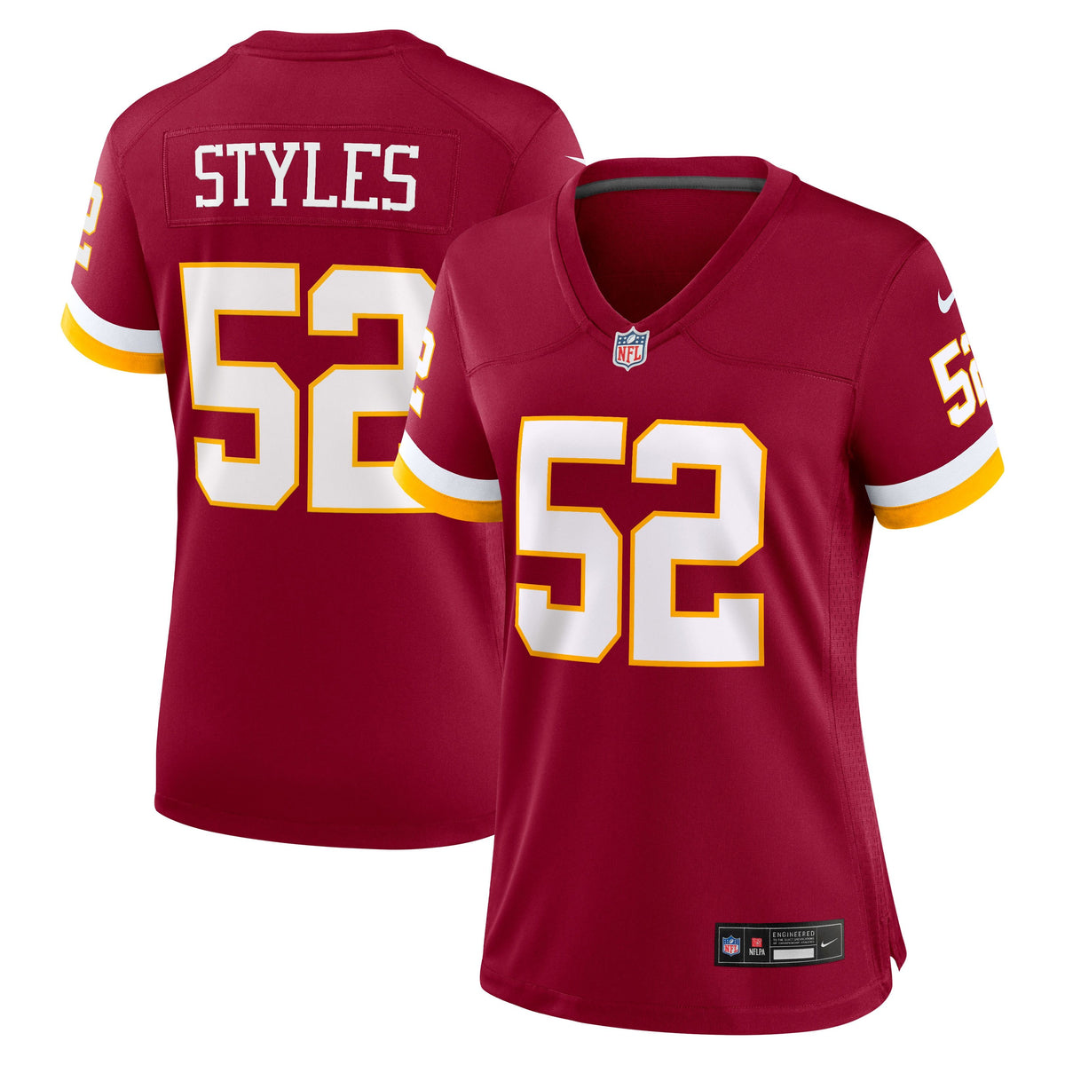 Women's Washington Commanders Sonny Styles Nike Burgundy Game Jersey
