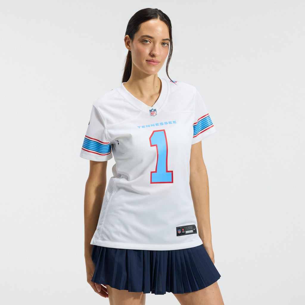 Women's Tennessee Titans Cameron Ward Nike White Game Jersey