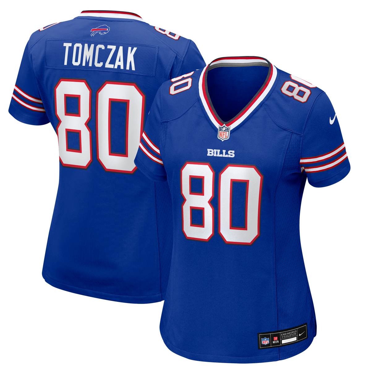 Women's Buffalo Bills Max Tomczak Nike Royal Team Game Jersey