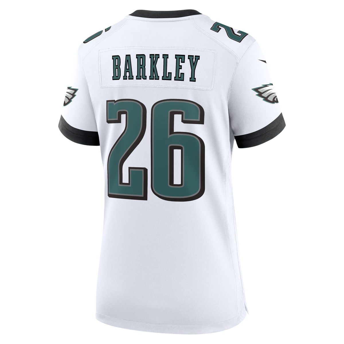 Women's Philadelphia Eagles Saquon Barkley Nike White Game Jersey