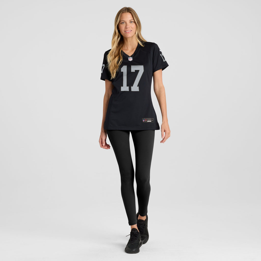 Women's Las Vegas Raiders Nakobe Dean Nike Black Team Game Jersey