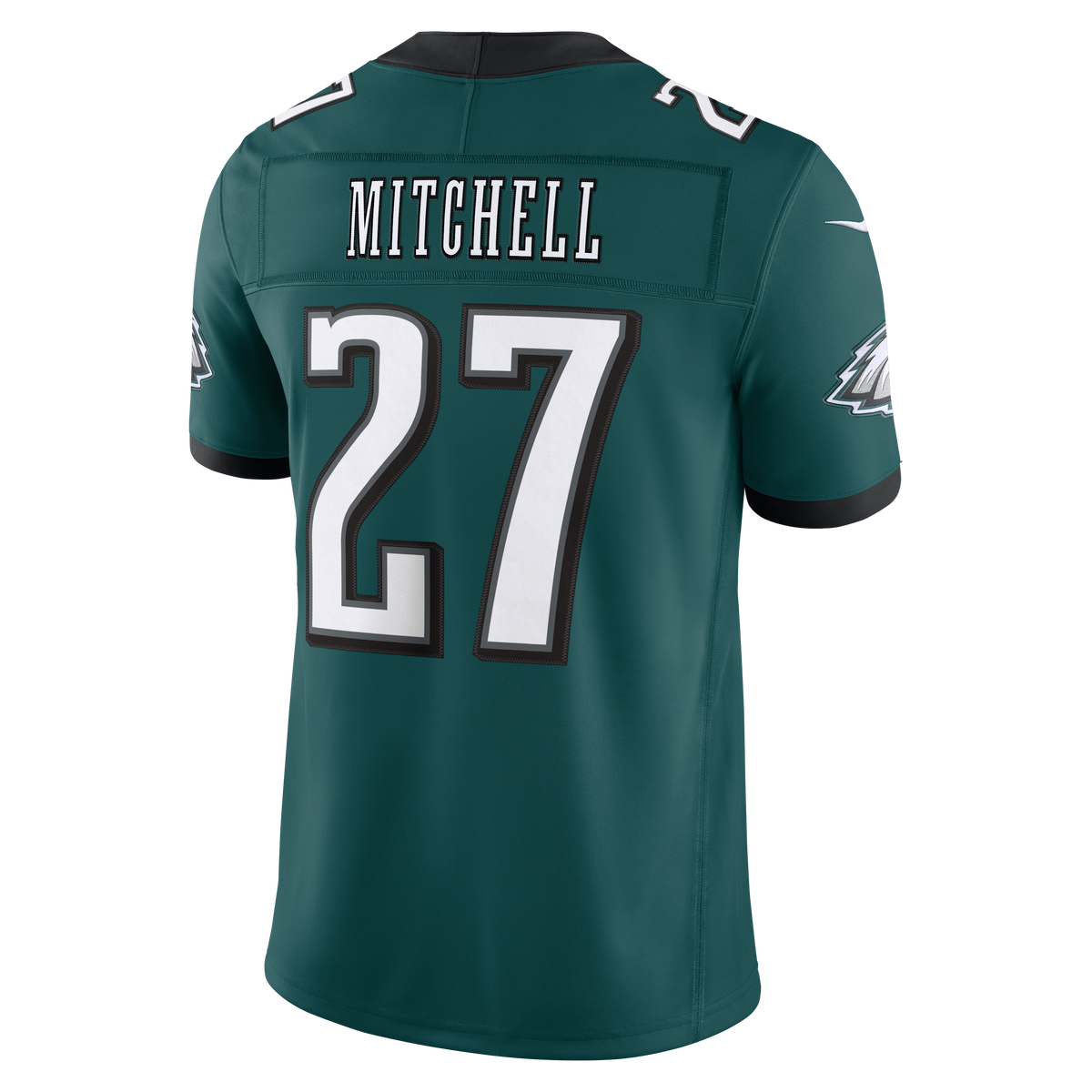 Men's Philadelphia Eagles Quinyon Mitchell Nike Midnight Green Team Vapor Fuse Stitched Limited Jersey