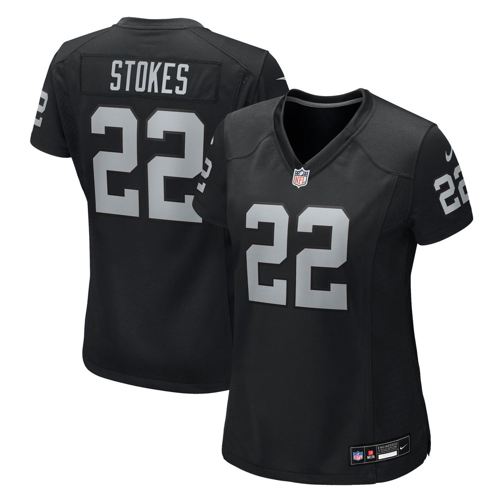 Women's Las Vegas Raiders Eric Stokes Nike Black Team Game Jersey