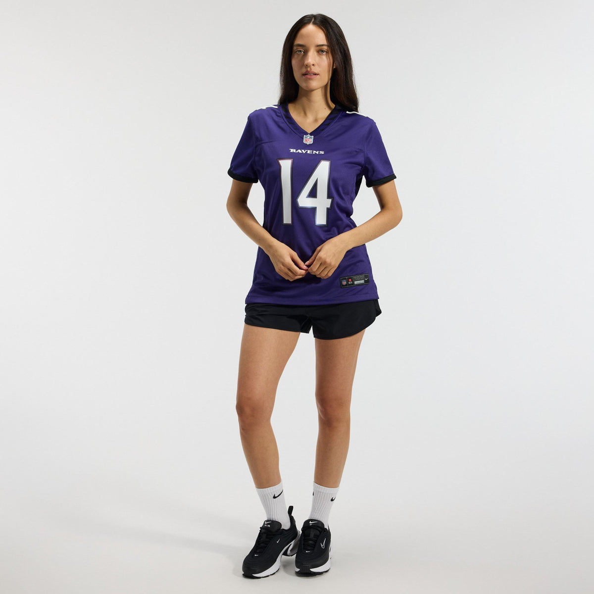 Women's Baltimore Ravens Kyle Hamilton Nike Purple Team Game Jersey